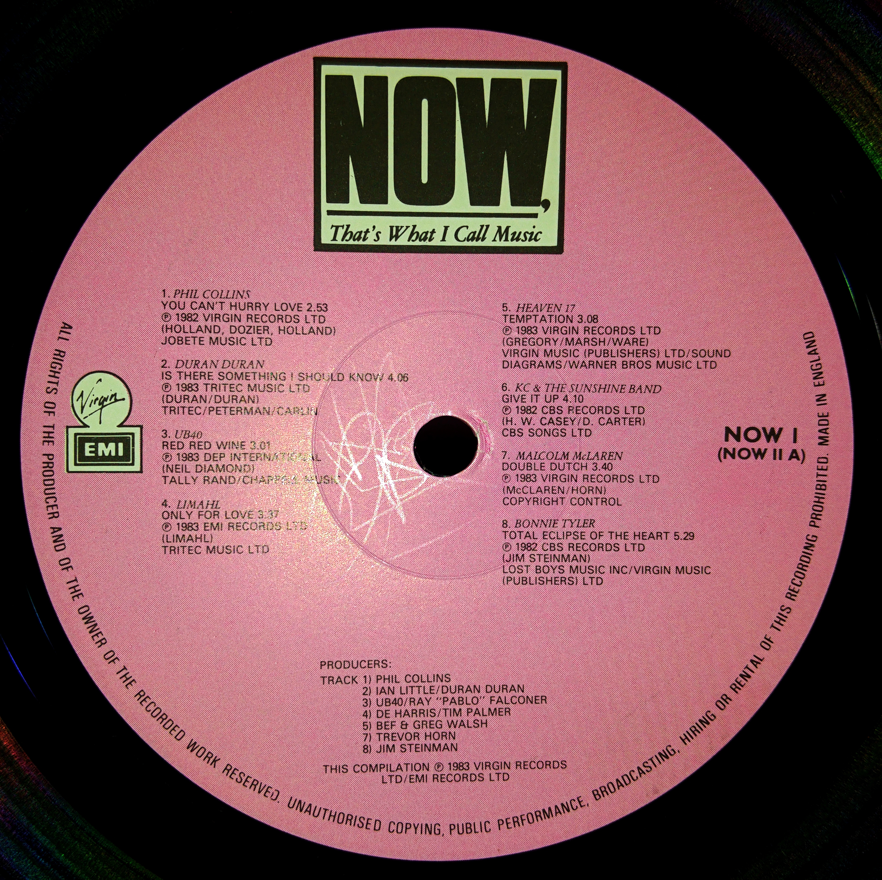 Pop, Rock - USA, UK | LP Various ‎– Now That's What I Call Music