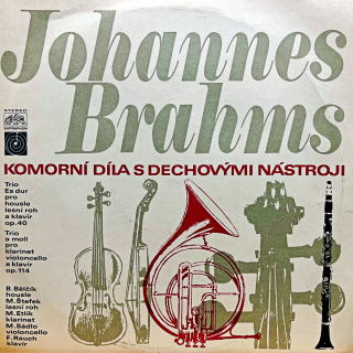 LP Johannes Brahms, Bruno Bělčík, Miroslav Štefek – Trio Es Dur - Trio A Moll