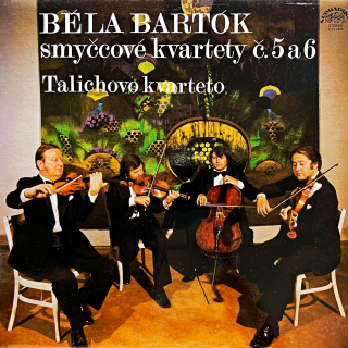 LP Béla Bartók - Talichovo Kvarteto – Smyčcové Kvartety Č. 5 A 6